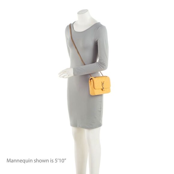 Saint Laurent Quilted Jersey Monogram Jamie Mini Shoulder Bag - Picture 5 of 16